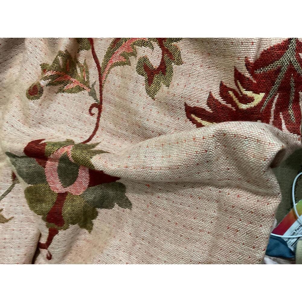 Floral Patterned Decorative Reversible Scarf 72” … - image 2